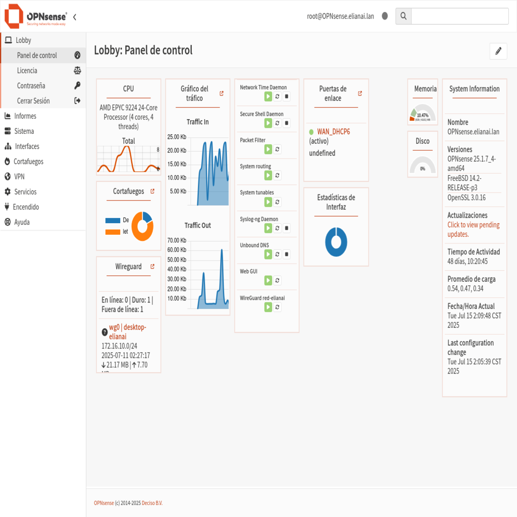 Firewall en Guatemala con OPNsense
